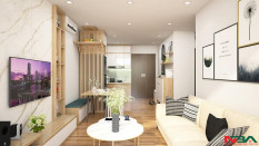Thiết kế nội thất đẹp Dự án chung cư Newsky Complex 69 Triều Khúc