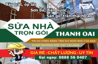 Báo giá sửa chữa cải tạo nhà huyện Thanh Oai Hà Nội | Bảng Giá Cập Nhật