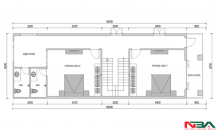 Mẫu thiết kế nhà phố mái Thái 3 tầng 6x18m phong cách tân cổ điển