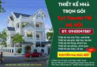Thiết kế nhà trọn gói | Báo giá thiết kế nhà ở huyện Thanh Trì Hà Nội