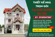 Thiết kế nhà trọn gói | Báo giá thiết kế nhà ở huyện Phú Xuyên Hà Nội