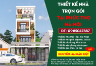 Thiết kế nhà trọn gói | Báo giá thiết kế nhà ở huyện Phúc Thọ Hà Nội