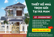 Bảng báo giá thiết kế nhà trọn gói tại tỉnh Hà Nam cập nhật mới nhất
