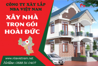 Bảng báo giá dịch vụ xây nhà trọn gói huyện Hoài Đức Uy Tín, Giá Rẻ
