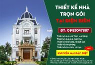 Bảng báo giá thiết kế nhà trọn gói tại tỉnh Điện Biên mới cập nhật