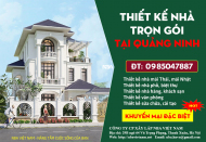 Bảng báo giá thiết kế nhà trọn gói tại tỉnh Quảng Ninh mới cập nhật