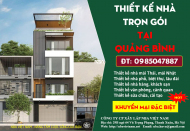 Bảng báo giá thiết kế nhà trọn gói tại tỉnh Quảng Bình mới cập nhật
