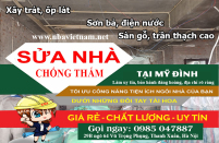 Báo giá sửa nhà chống thấm hiệu quả tại Mỹ Đình, Cầu Giấy mới nhất