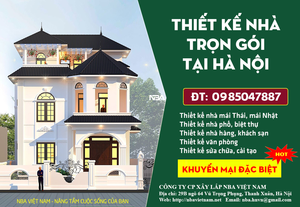 thiet ke nha tron goi tai ha noi