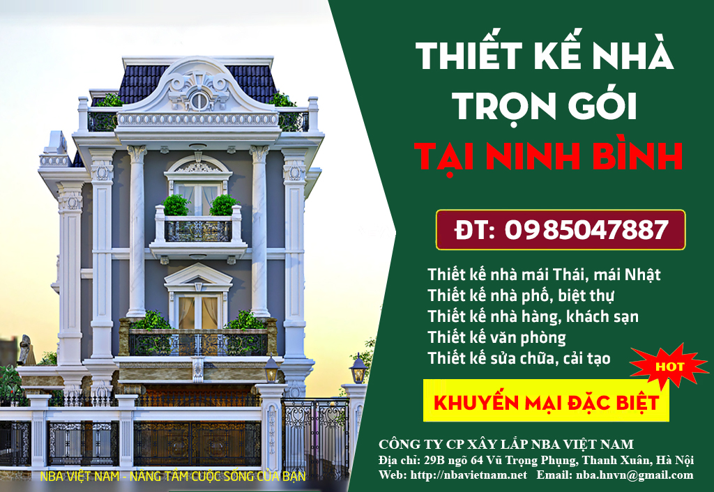 thiet ke nha tron goi tai ninh binh