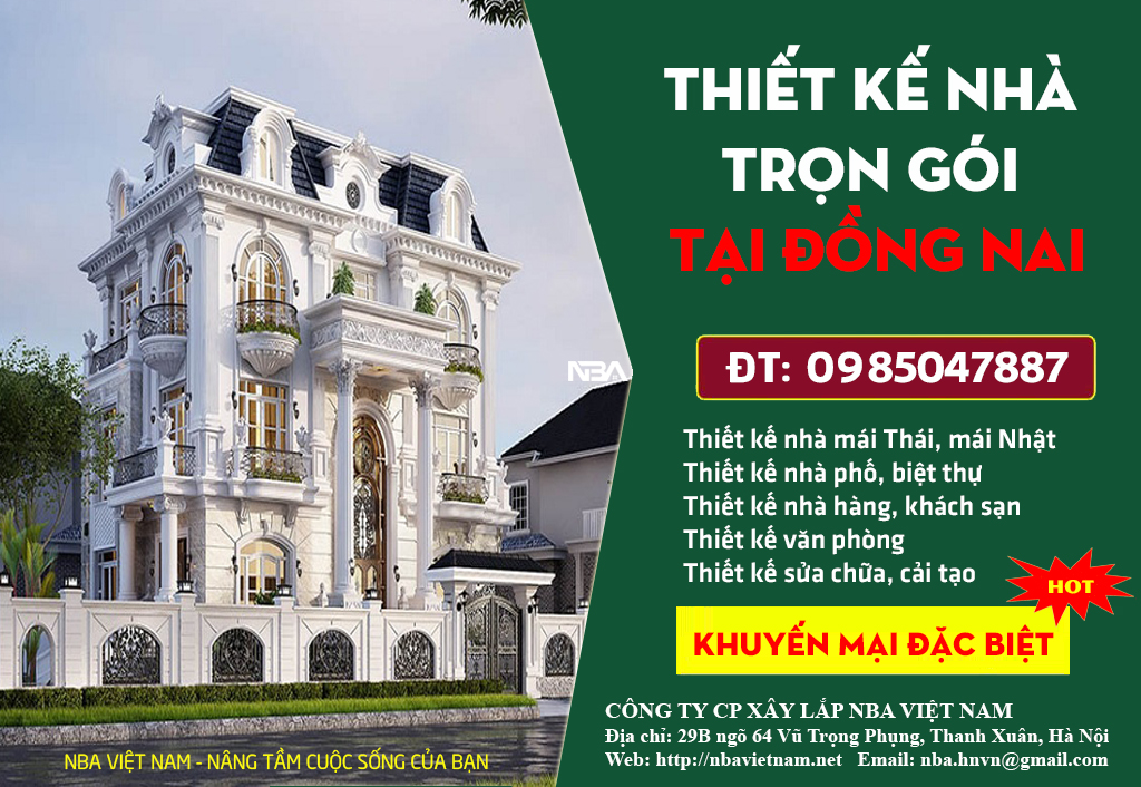 thiet ke nha tron goi tai dong nai