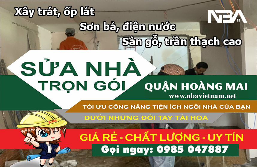 sua chua nha tai quan hoang mai